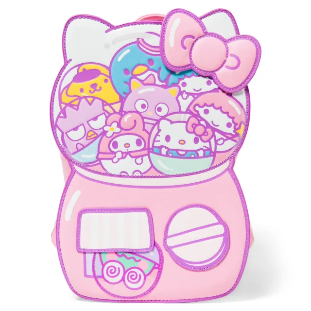 Hello Kitty and Friends x Loungefly Gumball Machine Mini Backpack ryggsekk rosa