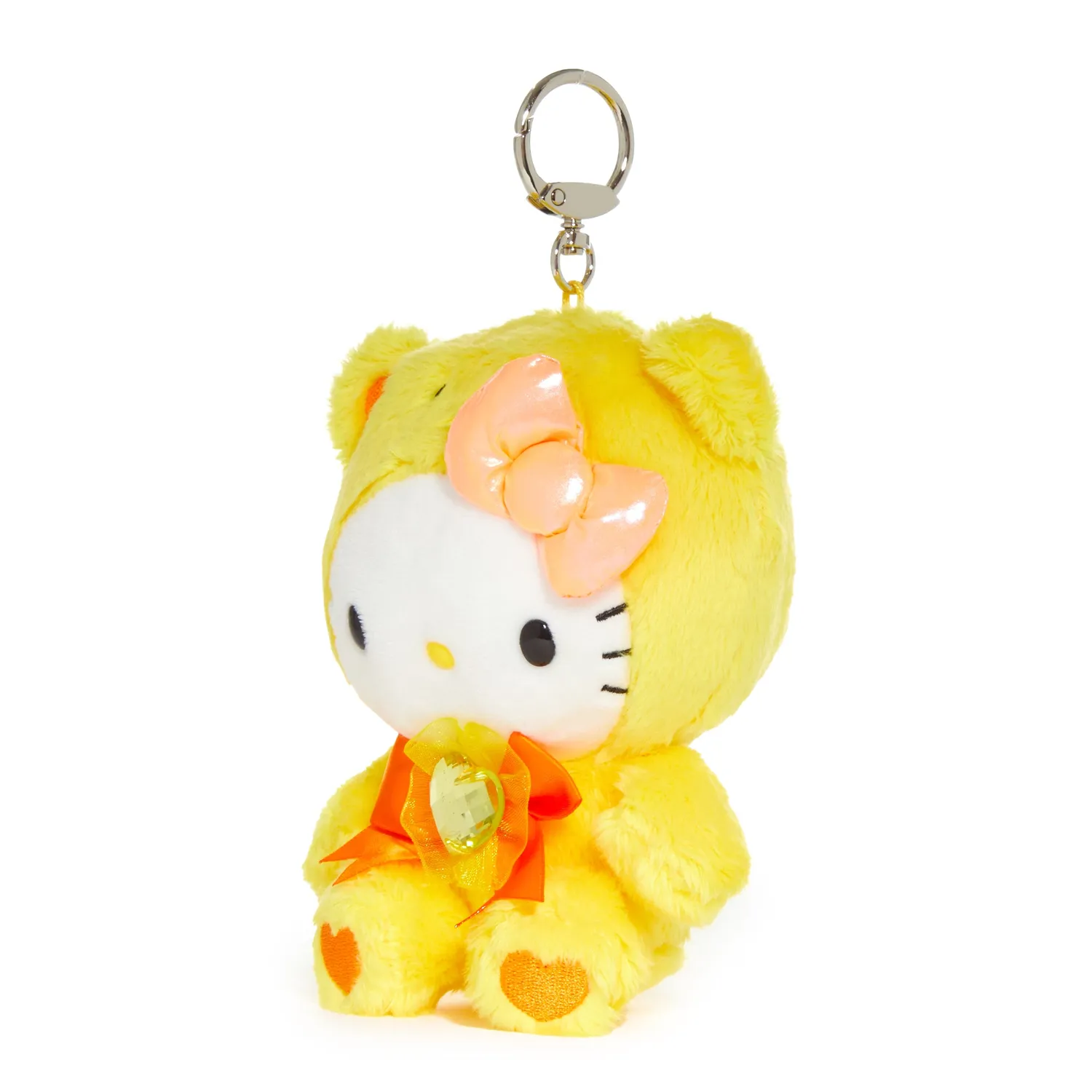 Hello Kitty Birthstone November Topaz Mascot Keychain nøkkelring topas