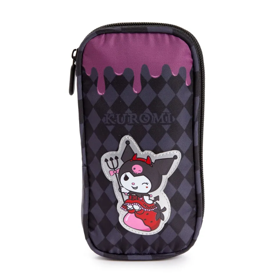 Hello Kitty Strawberry Treat Kuromi reiseetui med lommer
