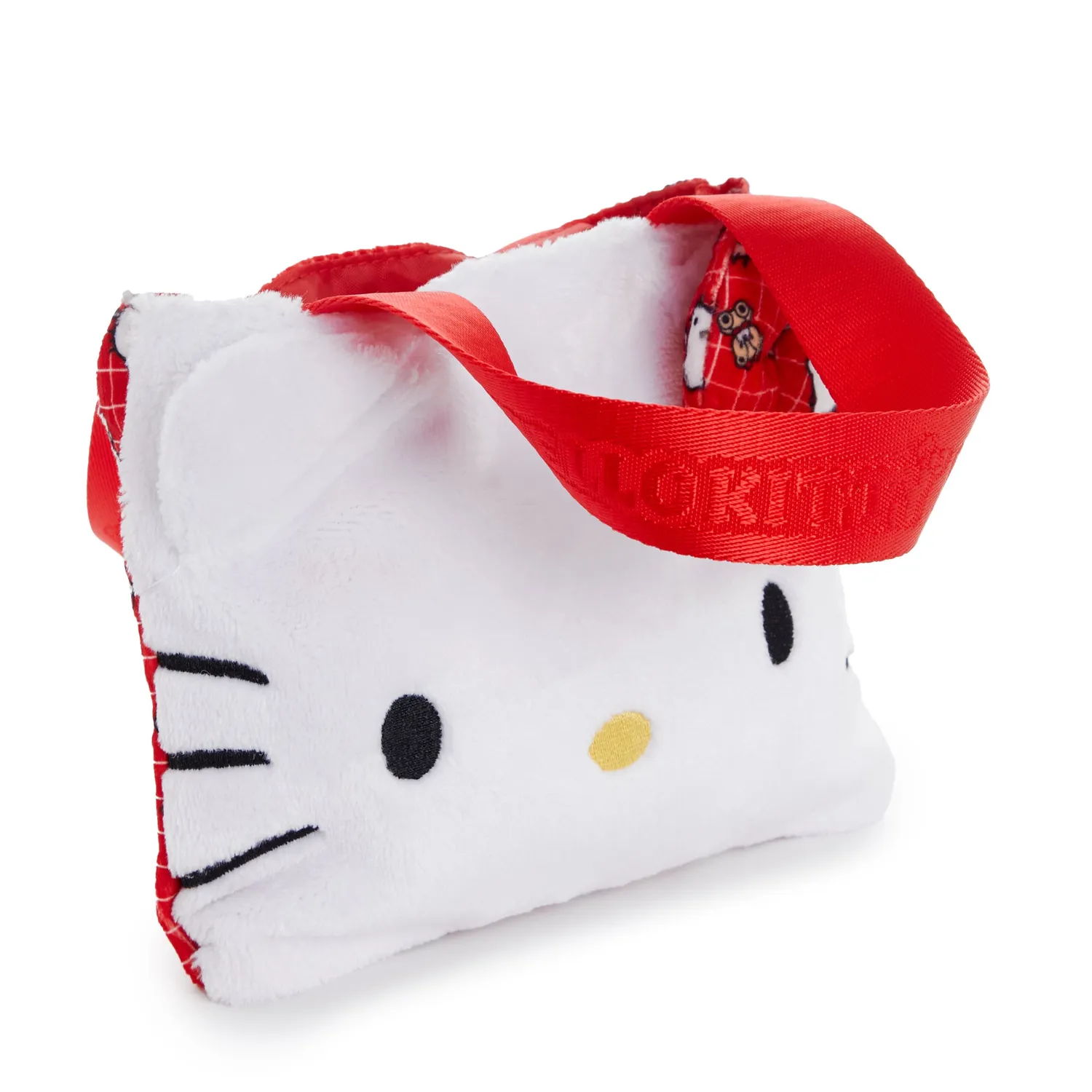 Hello Kitty Ruby Red Series Plush Mini Tote miniveske rød
