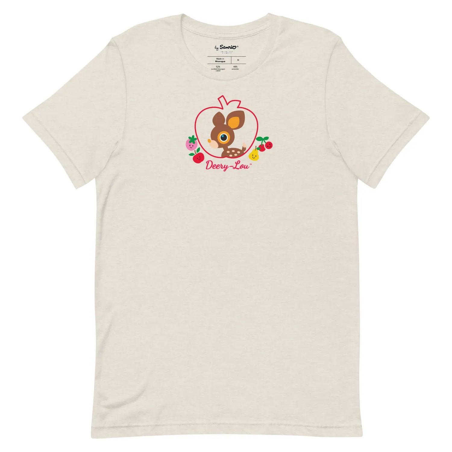 Hello Kitty Deery-Lou Sweet Apple T-skjorte svart bomull