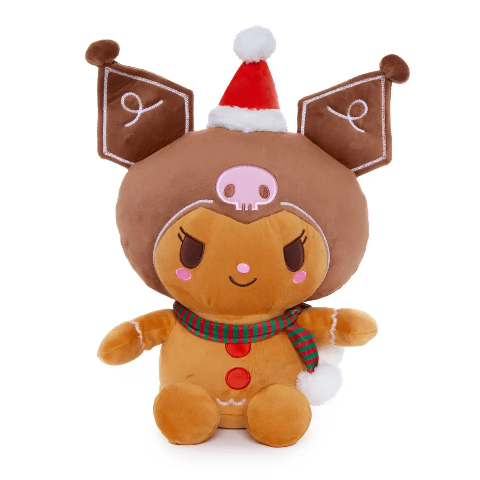 Hello Kitty Holiday Gingerbread Friends Kuromi 12” kosedyr sittende
