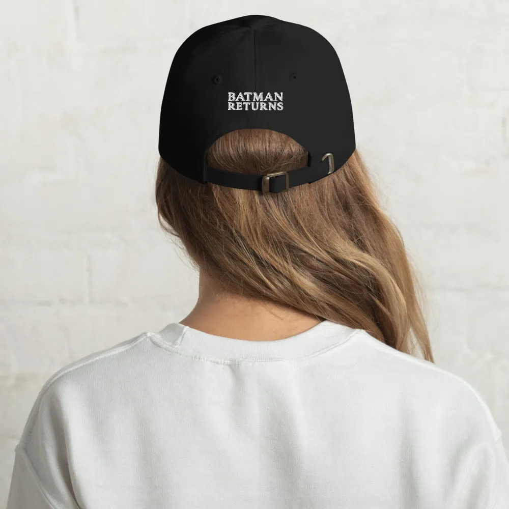 Batman Batman Returns Logo Embroidered Dad Hat caps svart