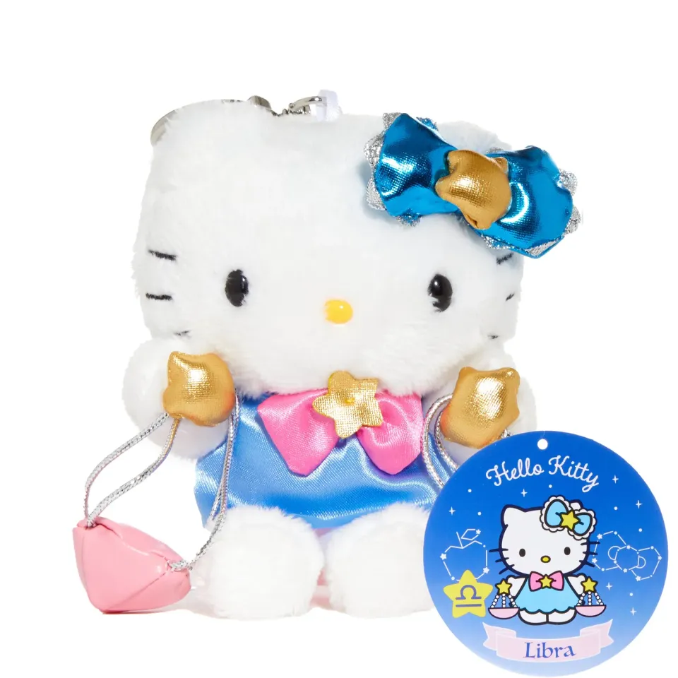 Hello Kitty Libra Plush Keychain Mascot nøkkelring 2025