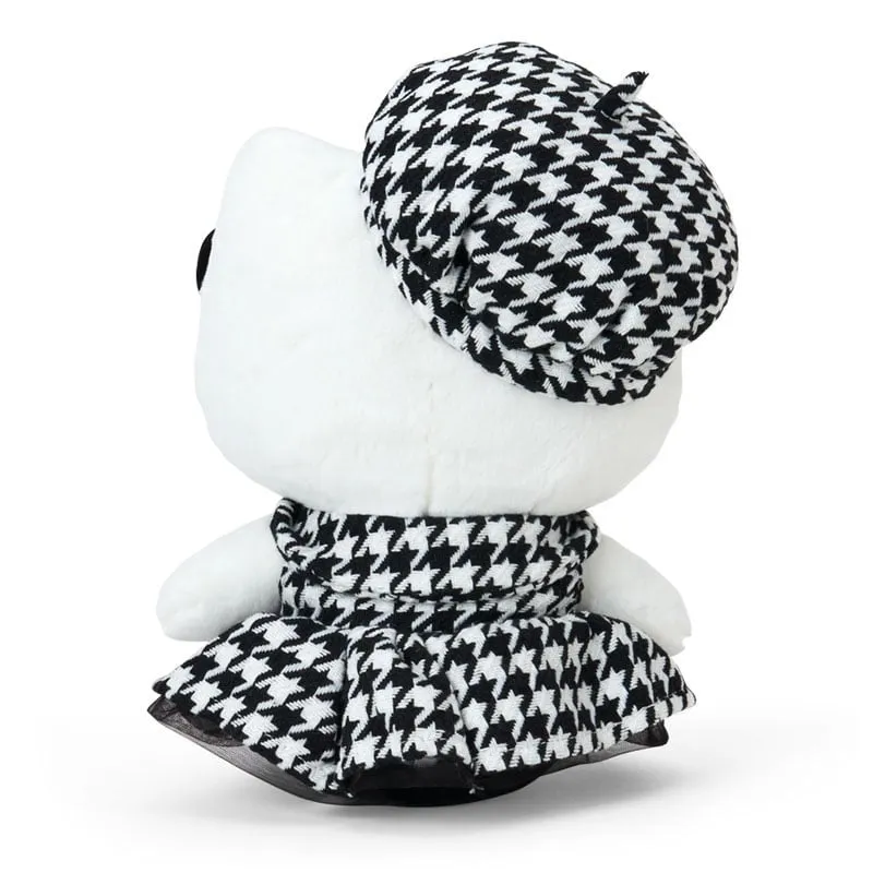 Hello Kitty Monochrome Birthday Twins Series 10"-bamse svart-hvit