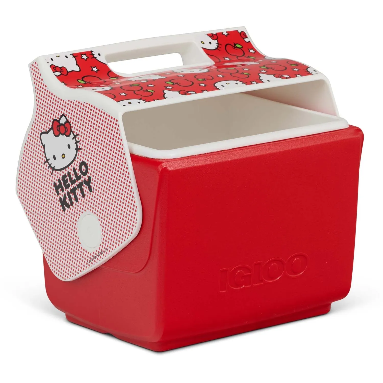 Hello Kitty x Igloo Apples Little Playmate kjøleboks 7 qt rød isolert
