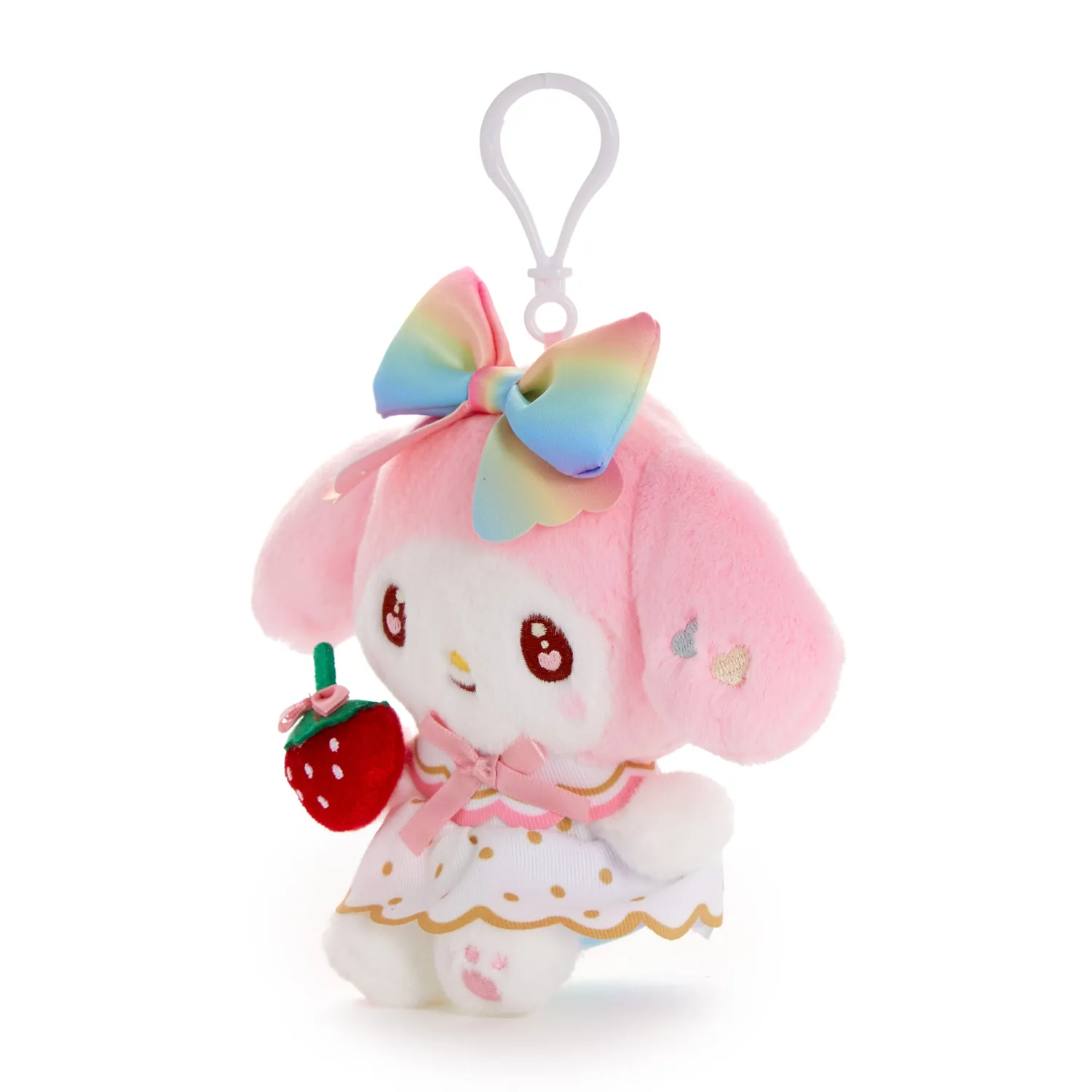 My Melody Strawberry Rainbow maskotklips – jordbær