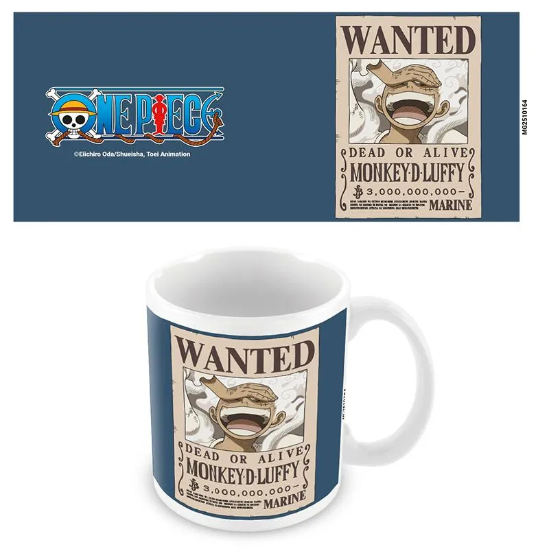 Pyramid One Piece Gear 5 Luffy Wanted Mug krus 315 ml