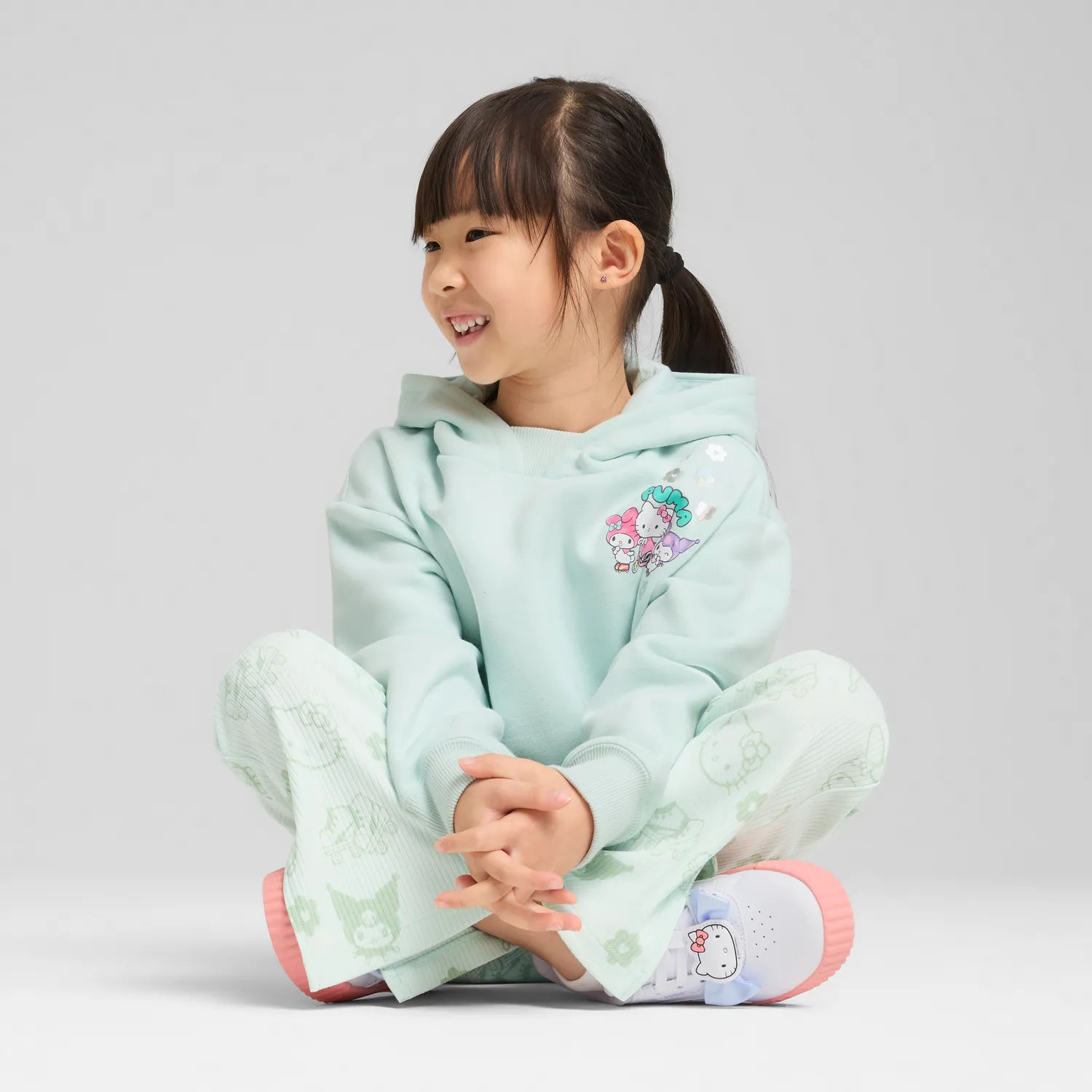 Hello Kitty and Friends x PUMA Rollers of the Sunset hettegenser Peaceful Blue 3T–7