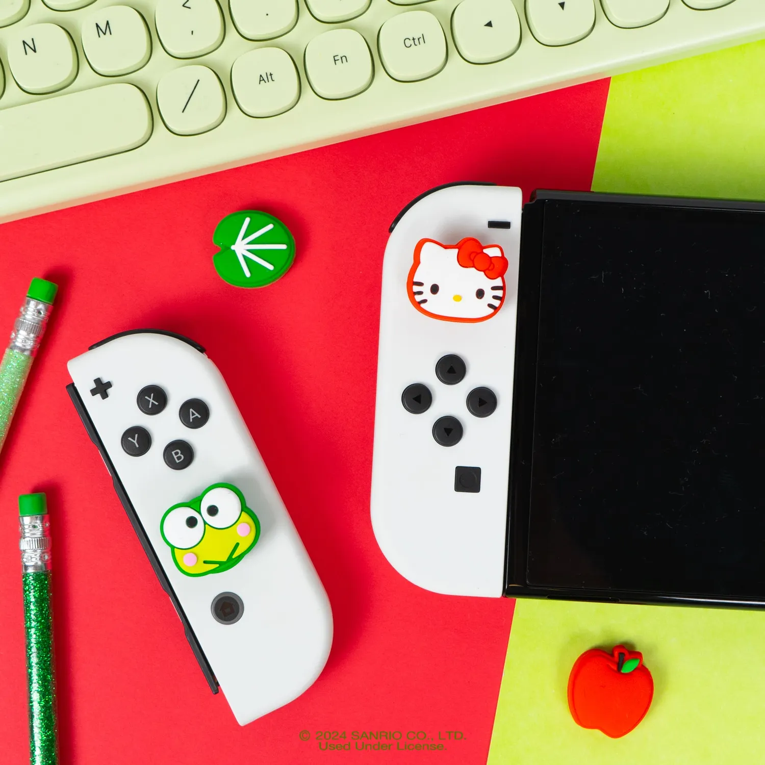 Hello Kitty and Friends Nintendo Switch-grephetter Hello Kitty og Keroppi