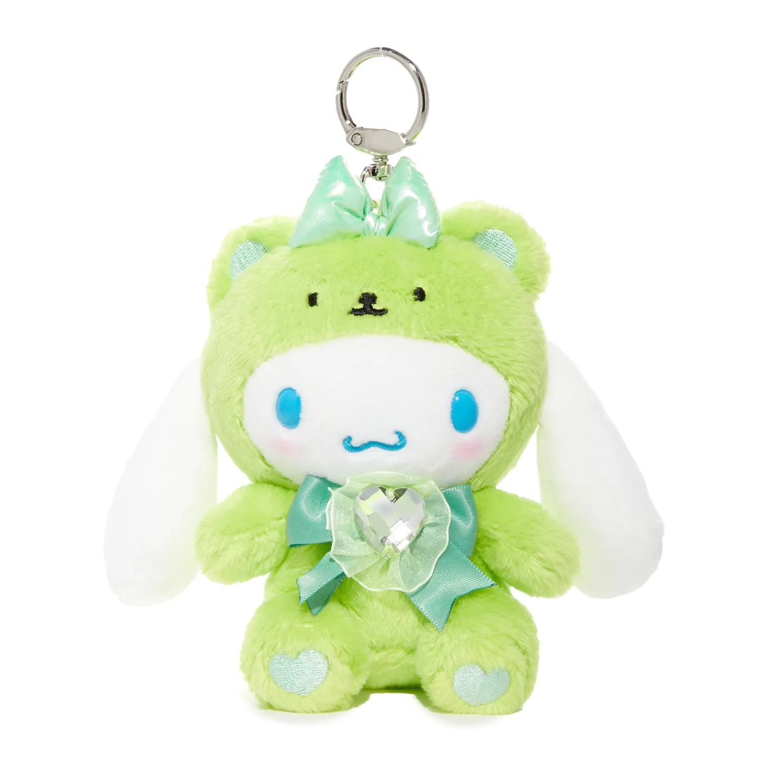 Hello Kitty Cinnamoroll Birthstone Mascot nøkkelring august peridot