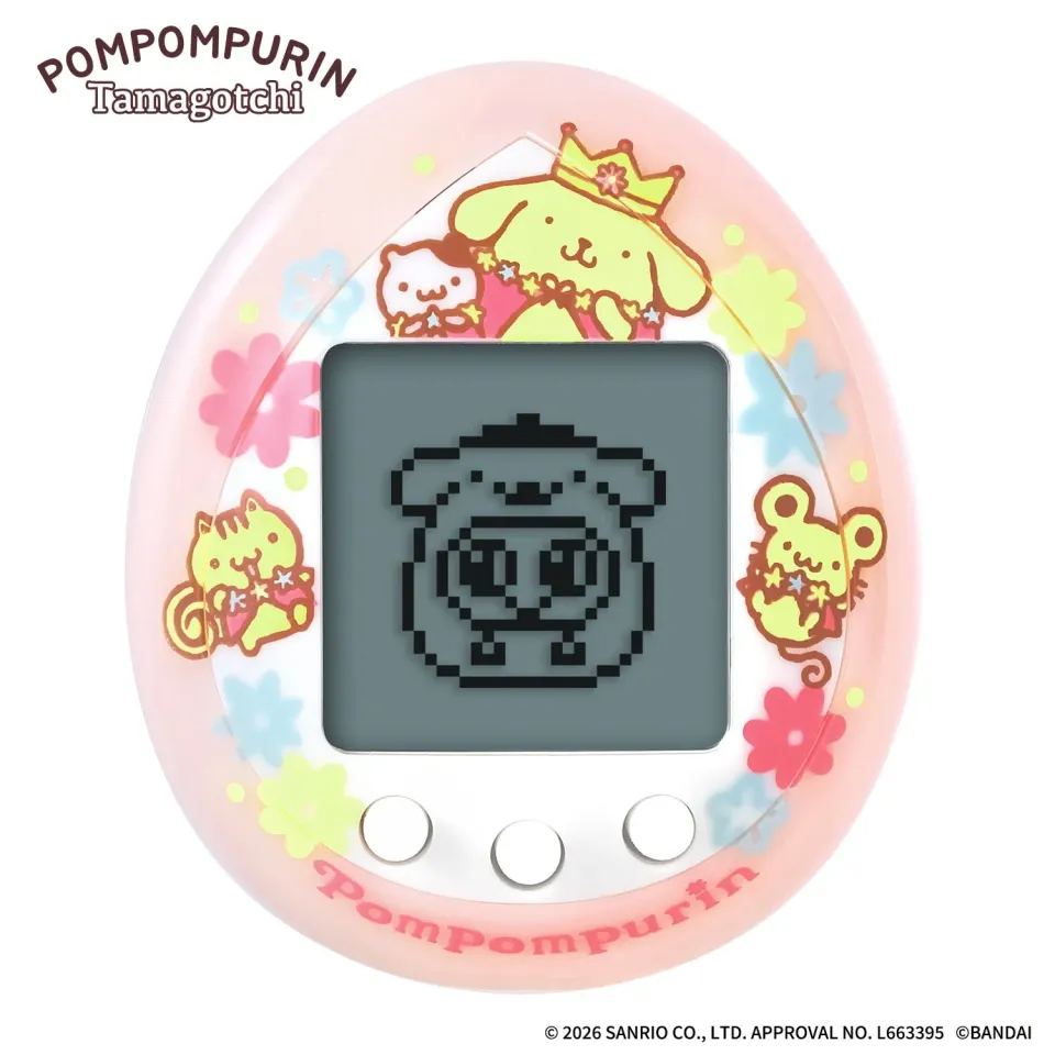 Hello Kitty Pompompurin x Tamagotchi Nano elektronisk spill – Magical Pink
