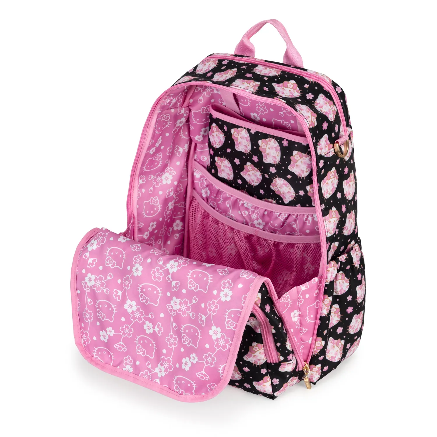 Hello Kitty x JuJuBe Zealous Backpack ryggsekk Cherry Blossoms 14 lommer