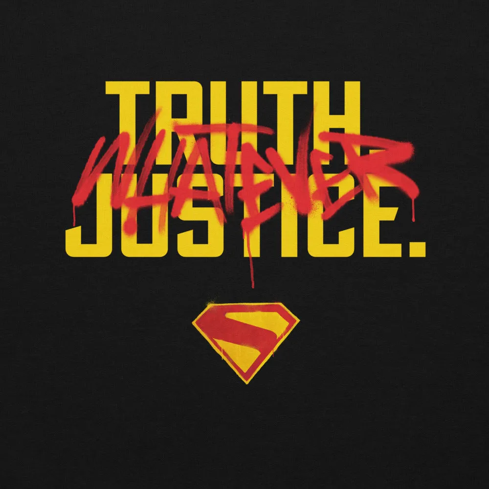 Batman Supergirl (2026 Movie) Truth Justice Whatever genser svart