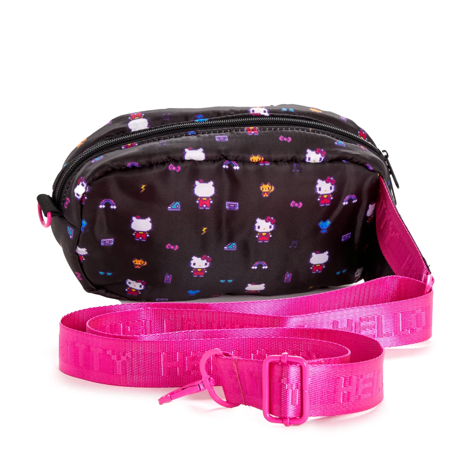 Hello Kitty Retro Pixel Series crossover-veske med justerbar rem