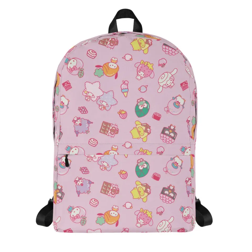 Hello Kitty and Friends Eats & Treats All-over Print Backpack ryggsekk