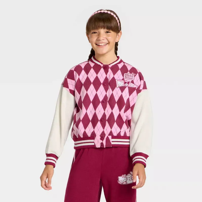 Hello Kitty and Friends Better Together Varsity Jacket collegejakke multicolor XS–XXL+