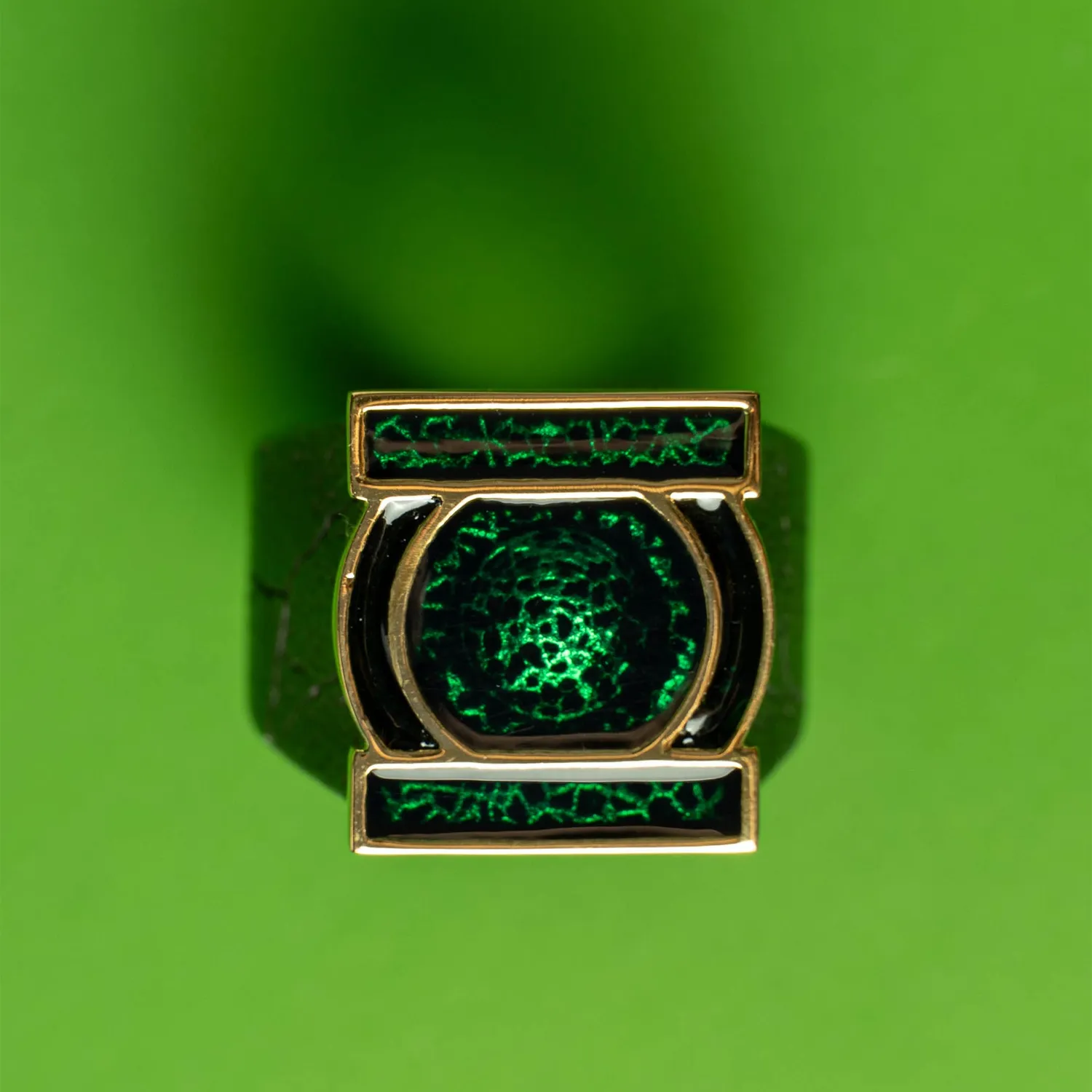 Green Lantern Lanterns Green Lantern Power Ring ring størrelse 6–14 grønn emalje