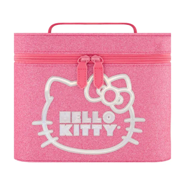 Hello Kitty x FUL Travel Cosmetic Case sminkepung rosa med speil