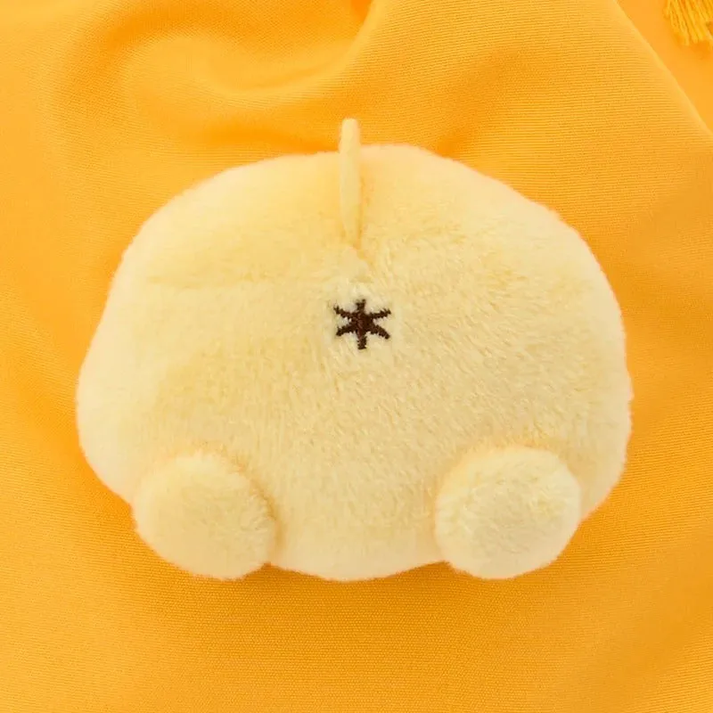 Hello Kitty Pompompurin Face Plush Drawstring reisepung plysj