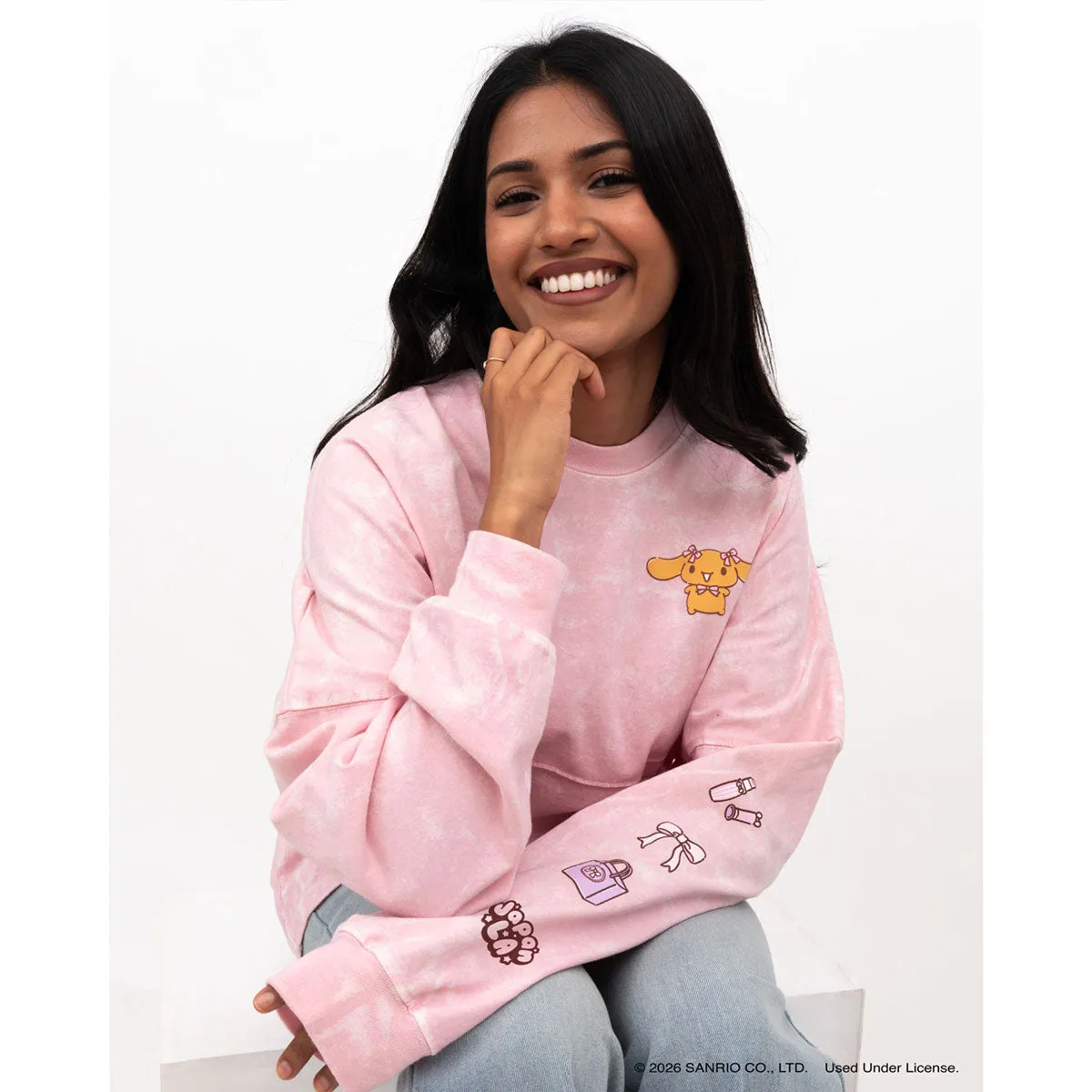 Hello Kitty Lovelymocha JapanLA Spirit Jersey genser rosa 100 % bomull