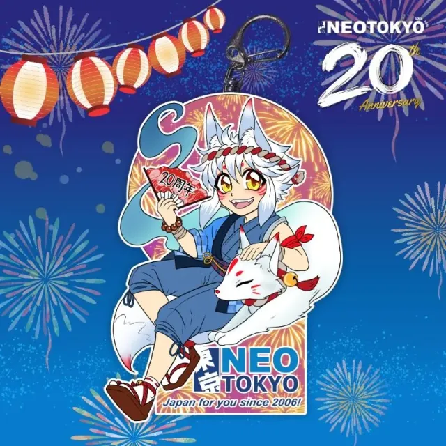 Neo Tokyo Neomaru 20th Anniversary akrylnøkkelring