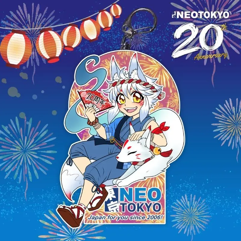 Neo Tokyo Neomaru 20th Anniversary akrylnøkkelring