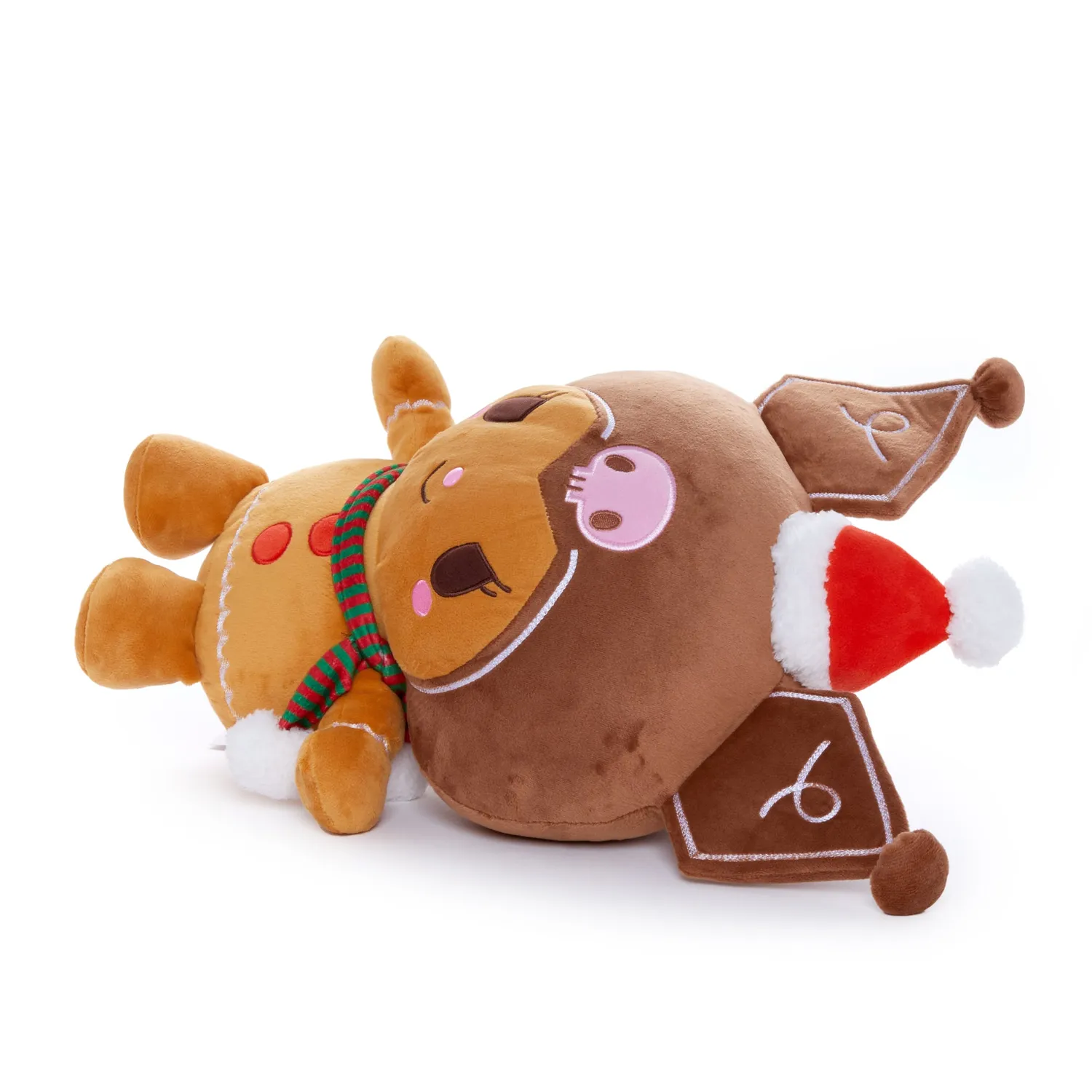 Hello Kitty Holiday Gingerbread Friends Kuromi 12” kosedyr sittende