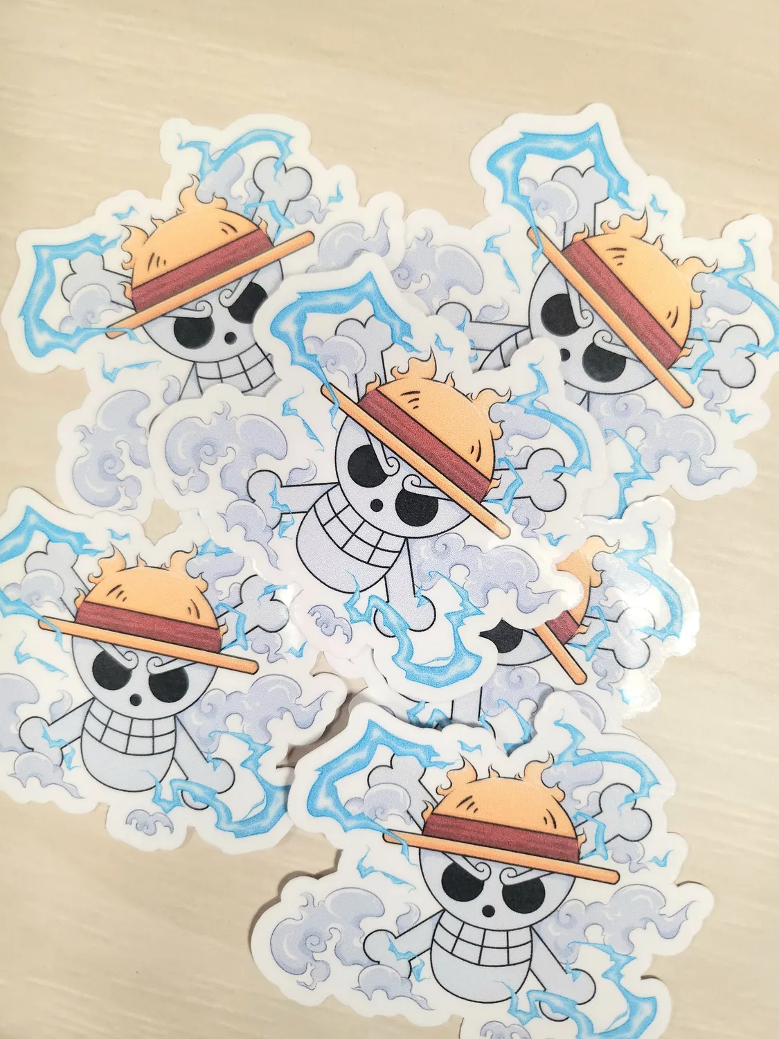 Anitaku Straw Hat Sticker klistremerke Gear 5 One Piece