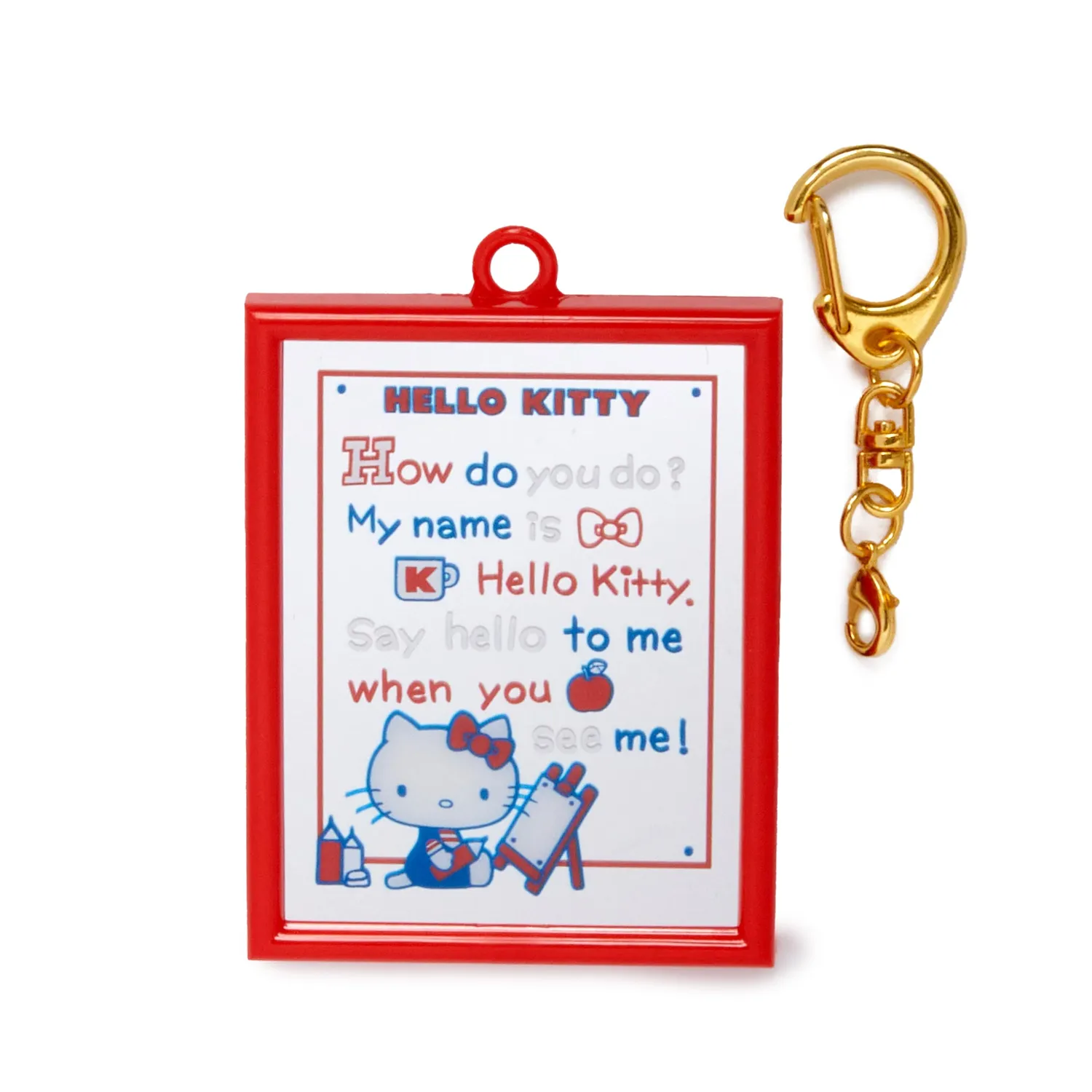 Hello Kitty speilnøkkelring 3,5 × 2,5 tommer
