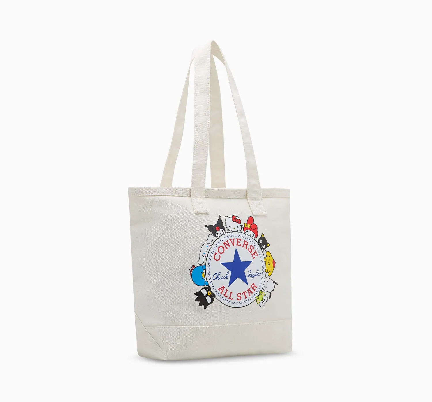 Converse x Hello Kitty and Friends Canvas Tote Bag handlenett hvit