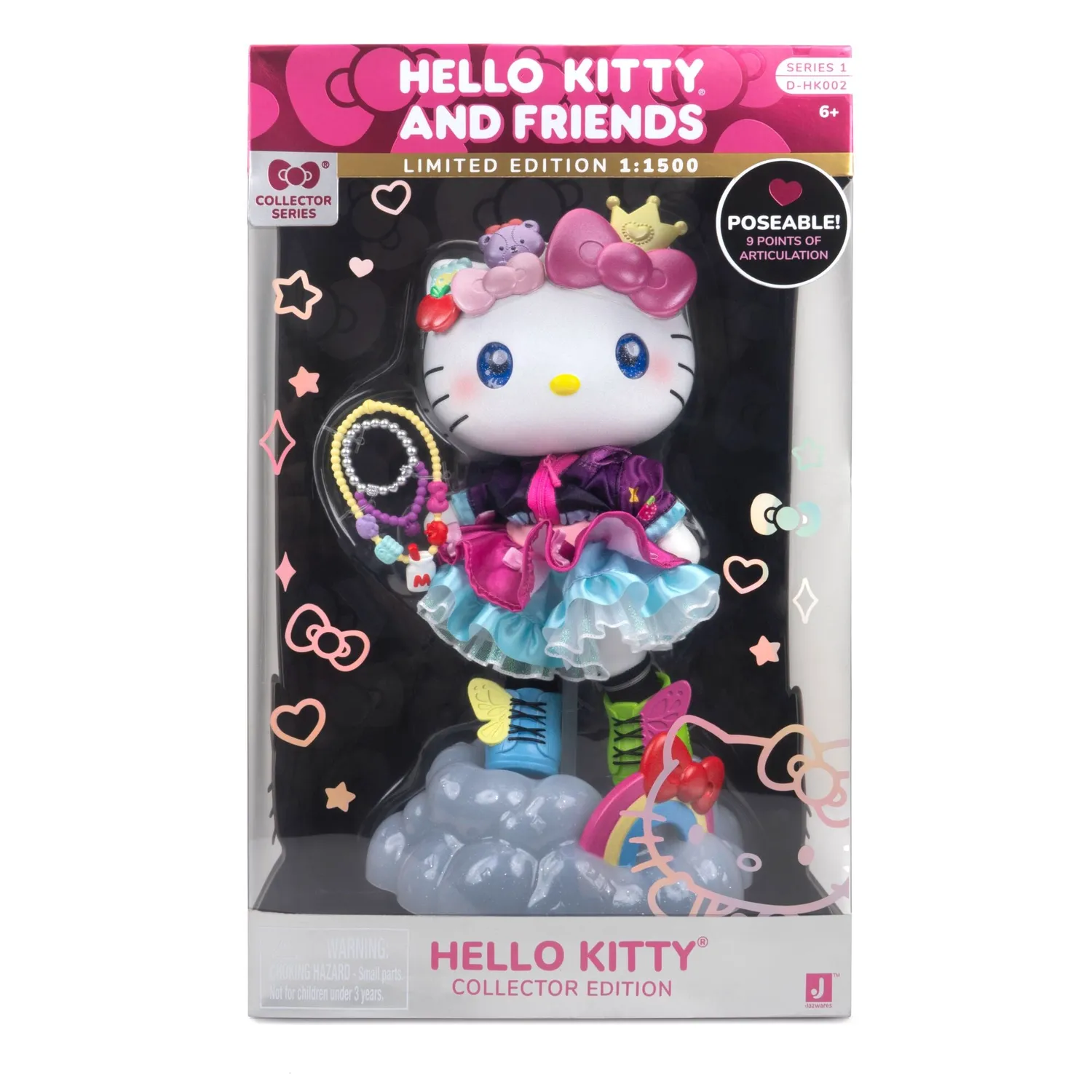 Hello Kitty Ultra-Premier 8" Boxed Posable Figurine figur 20 cm