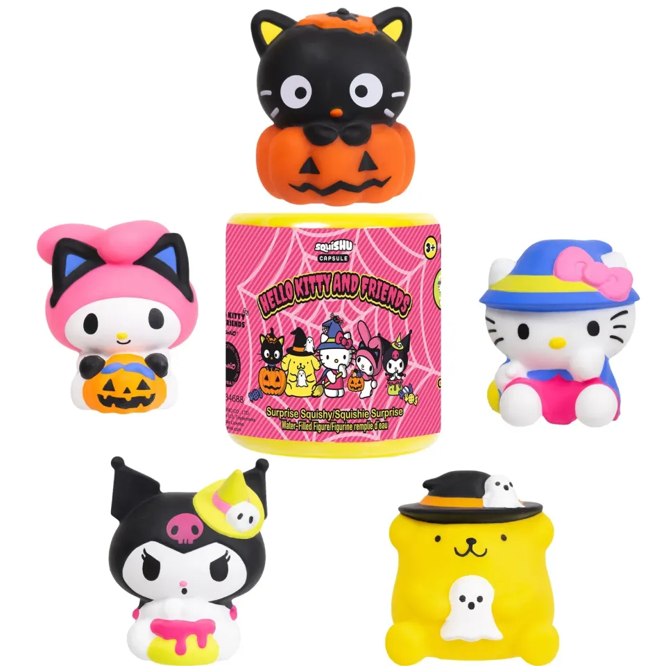 Hello Kitty Hello Kitty and Friends SquiSHU Halloween Capsule Series 8 figur 1 stk