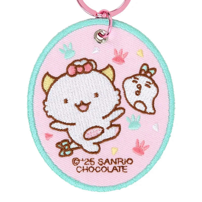 Hello Kitty Gaopowerroo Mascot Badge Keychain nøkkelring