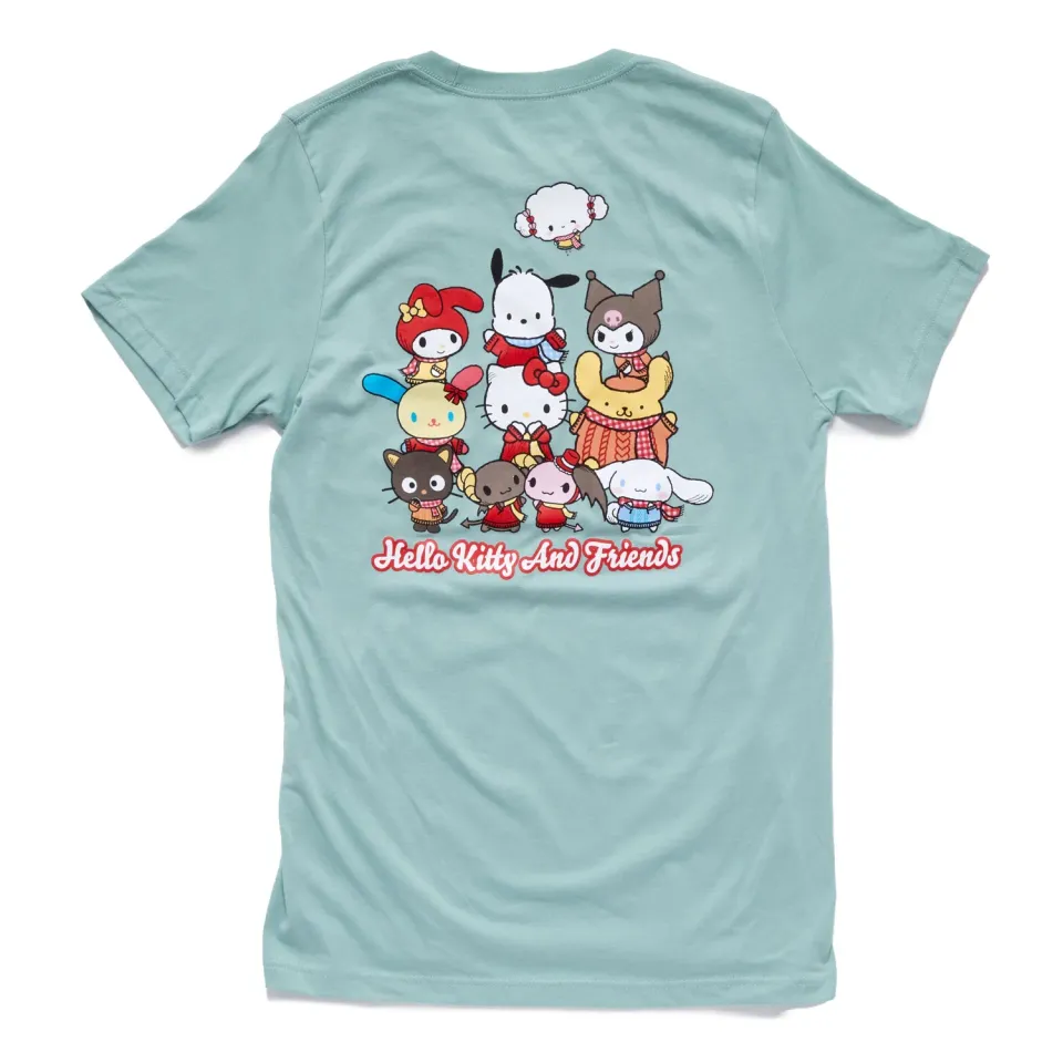 Hello Kitty and Friends Cinnamoroll Sweater Weather T-skjorte lys grønn