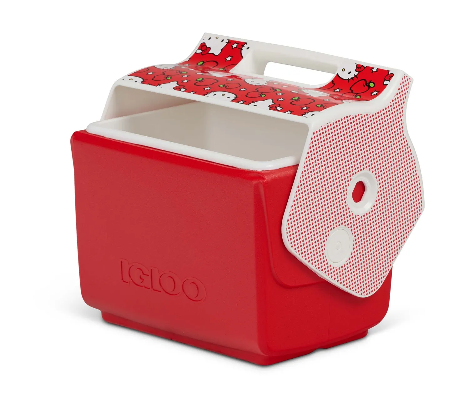 Hello Kitty x Igloo Apples Little Playmate kjøleboks 7 qt rød isolert