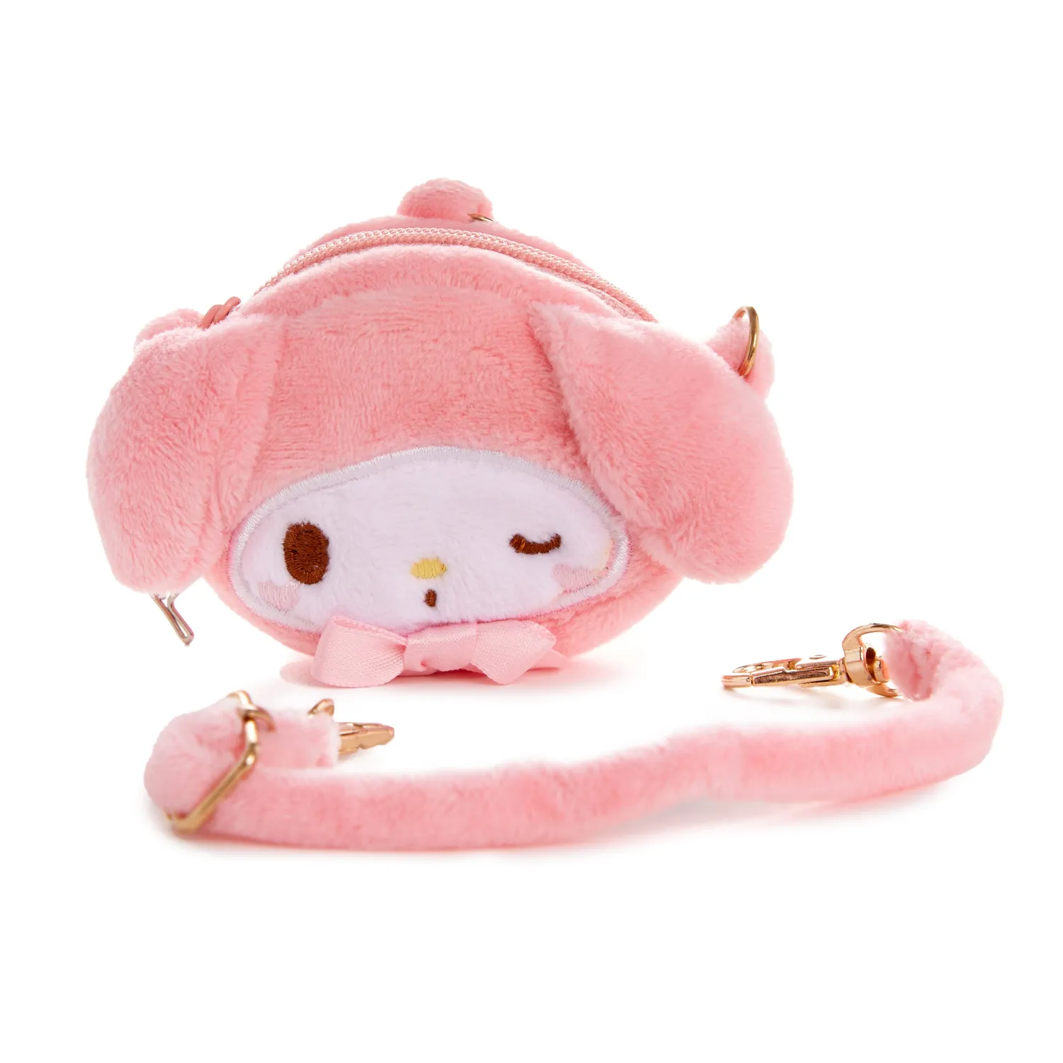 My Melody Wink Series plysj minipung – med glidelås