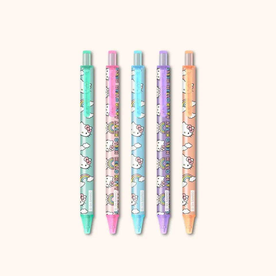 Hello Kitty x Studio Oh! gelpenner 5-pakning 0,7 mm