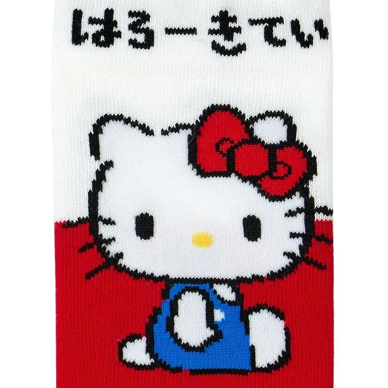 Hello Kitty Hiragana Series Ankle Socks ankelsokker én par bomullsblanding
