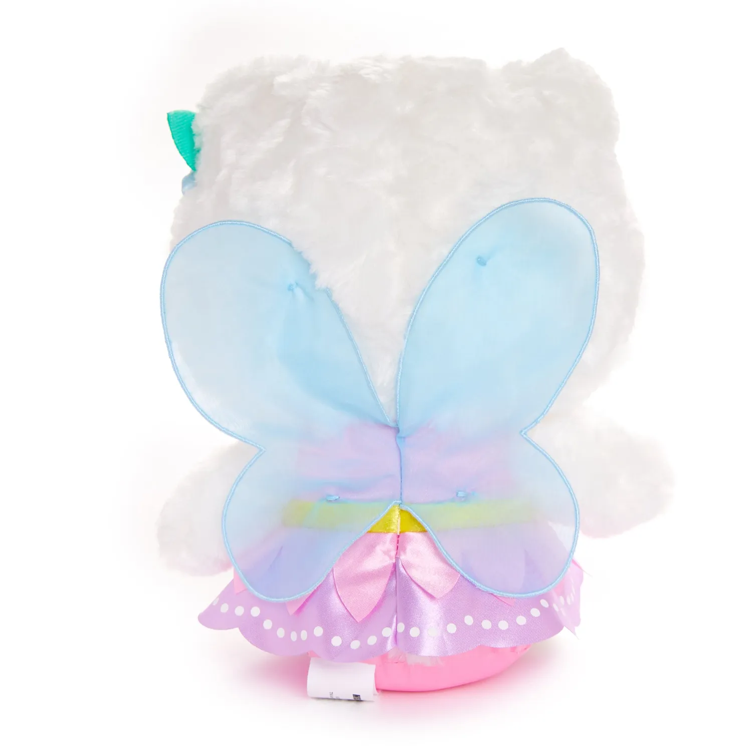 Hello Kitty Floral Fairy 8" plysjbamse med blomsterkrone