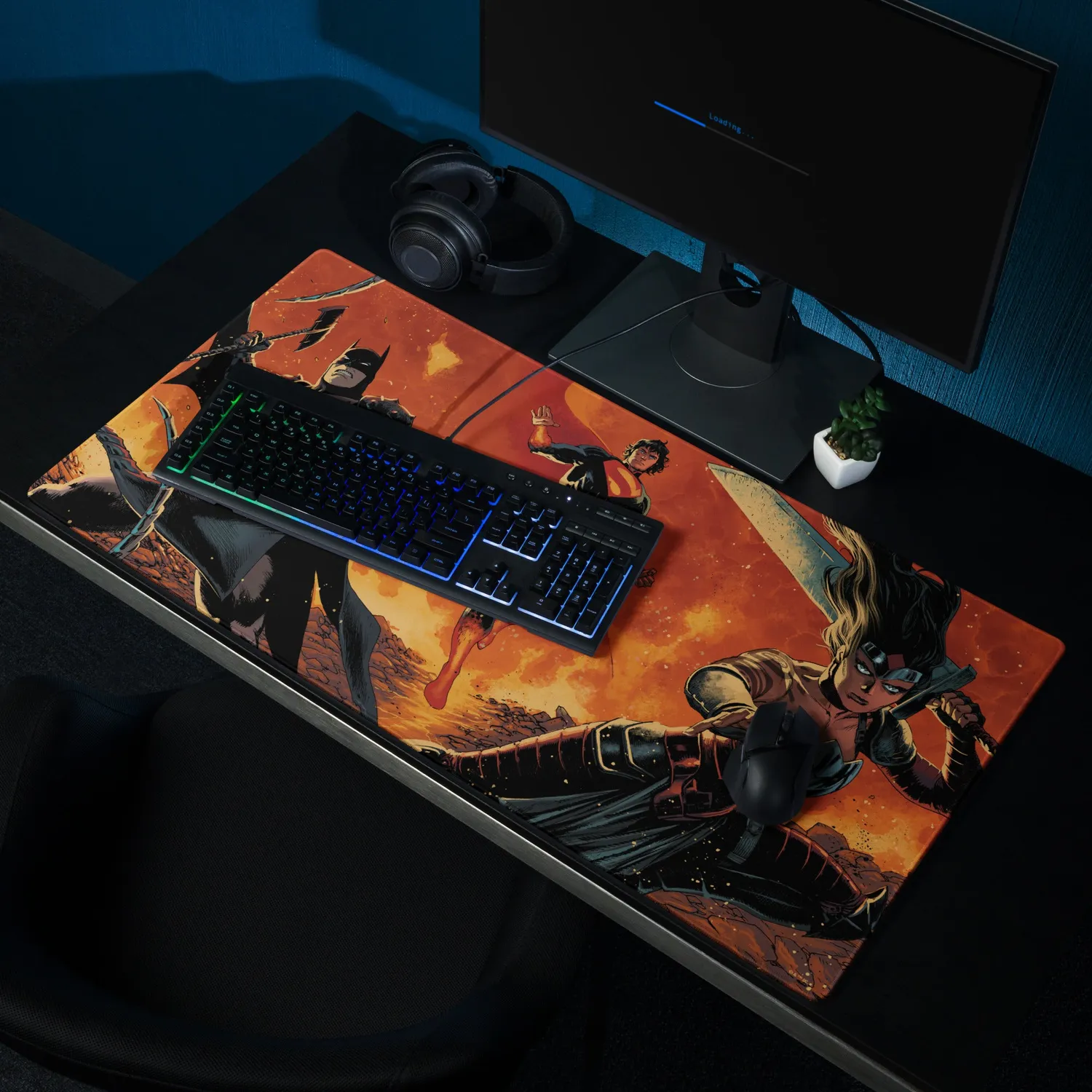 Batman Absolute Universe Trinity gamingmatte 91 × 46 cm