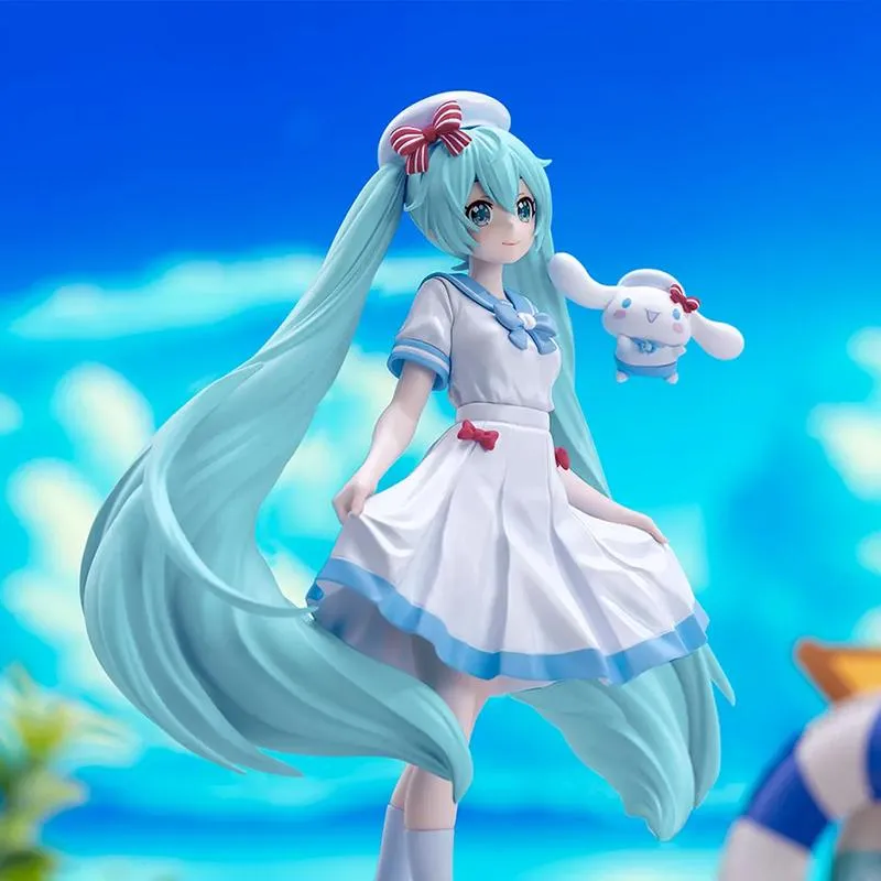 Vocaloid Hatsune Miku x Cinnamoroll Summer Ver. figur 22 cm PVC