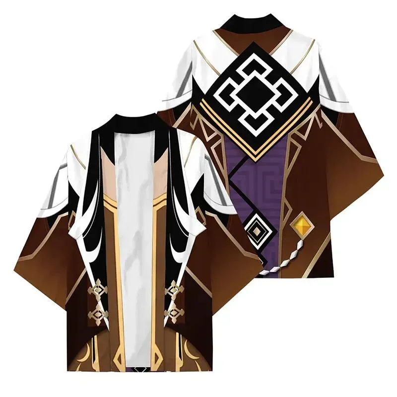 Genshin Impact Zhongli Happi Cloak kappe L