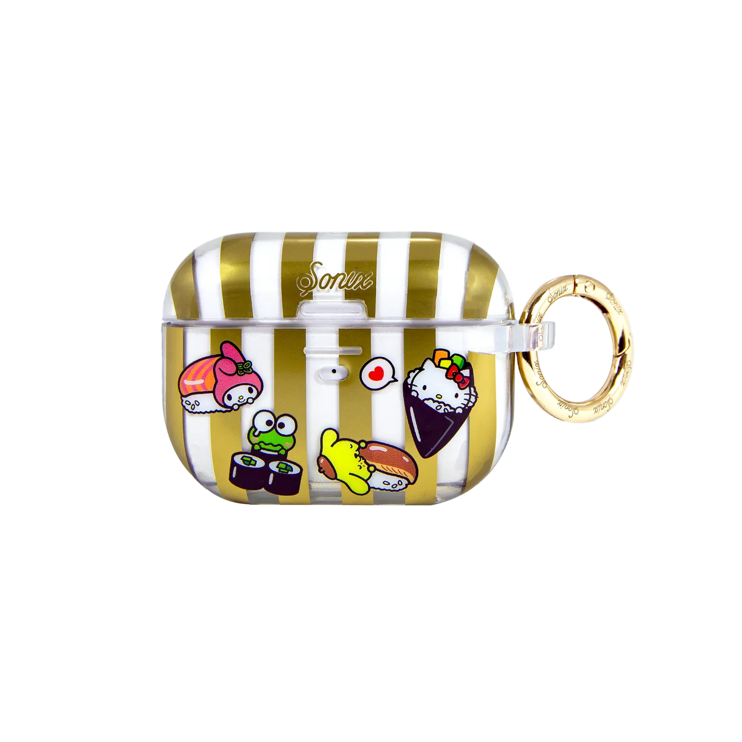 Hello Kitty and Friends x Sonix Sushi AirPods-etui gull Gen 2 Gen 3 Pro