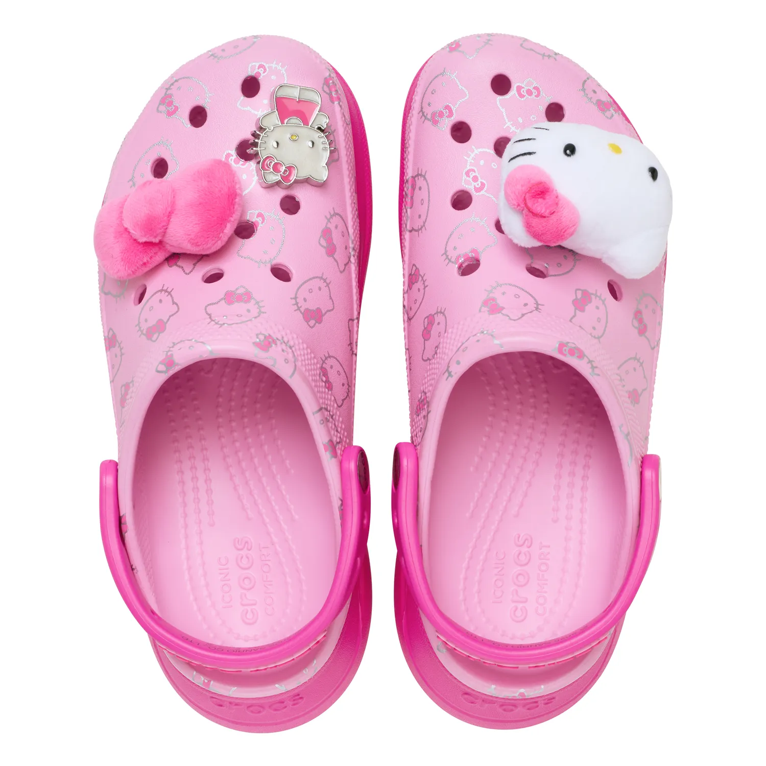 Hello Kitty x Crocs Adult Bae Clog sko rosa W4–W11 6 cm