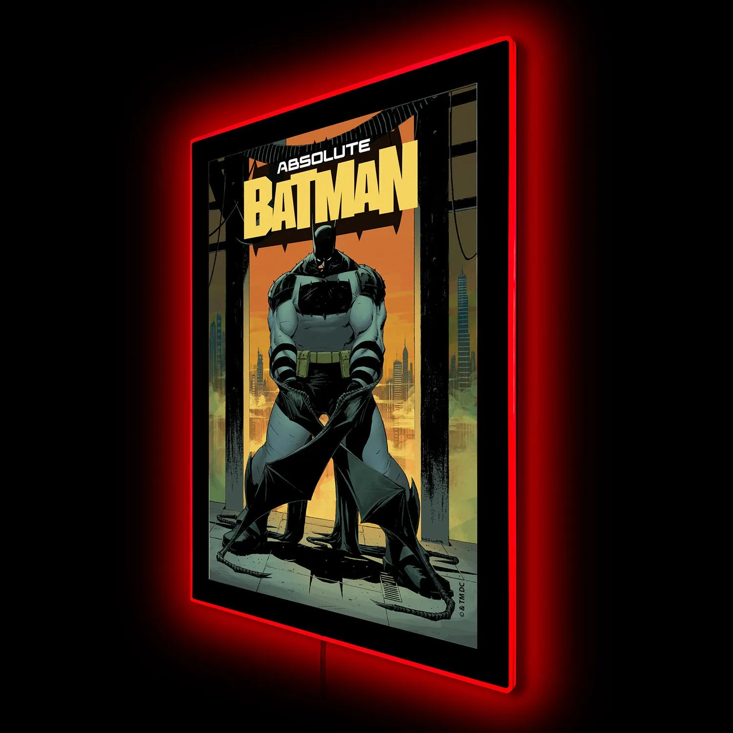 Batman Absolute Batman Brandlite LED-vegglampe