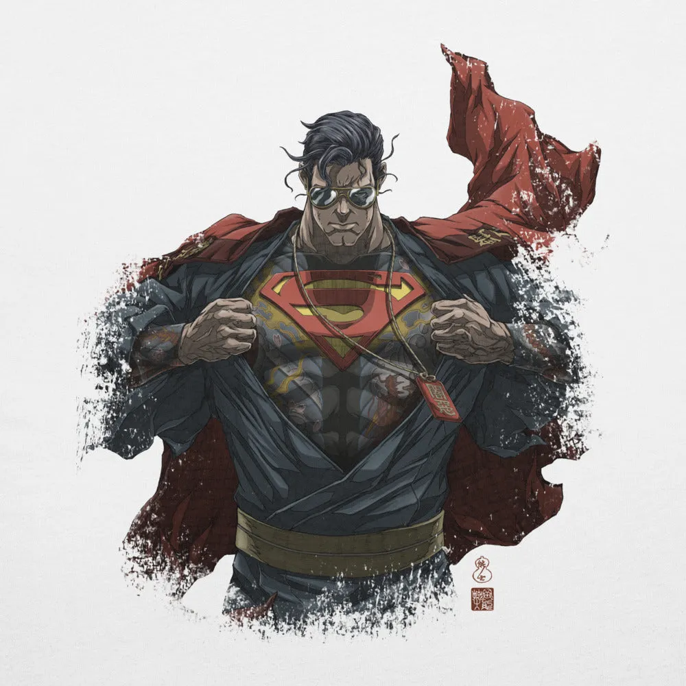 Batman Ninja vs. Yakuza League Batman vs. Superman T-skjorte hvit