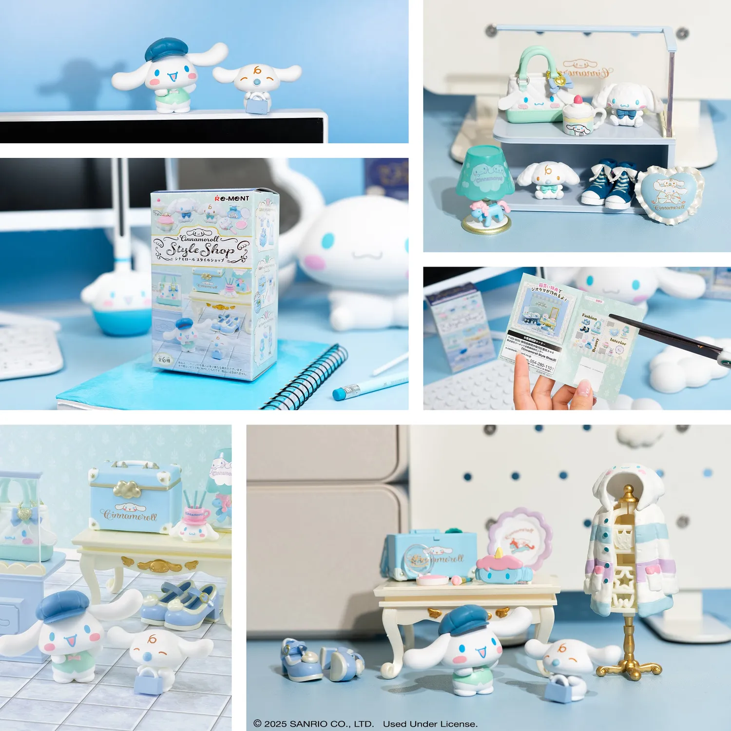 Hello Kitty Re-Ment Cinnamoroll's Style Shop minifigurboks – tilfeldig
