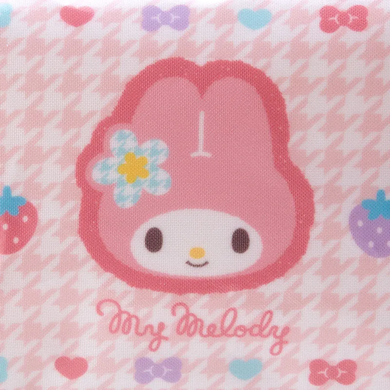 Hello Kitty Floral Houndstooth My Melody Zipper Pouch sminkepung