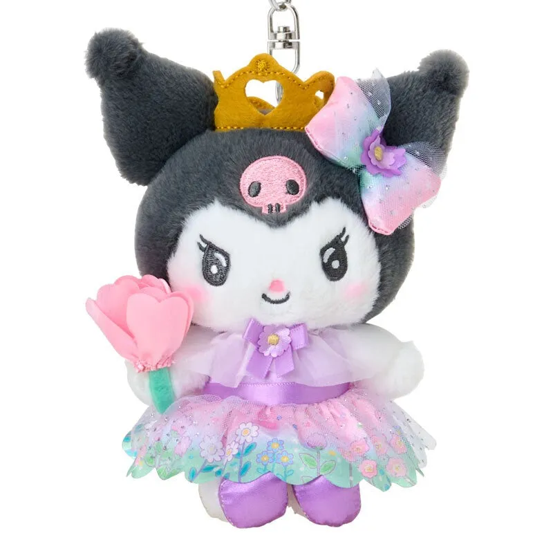 Hello Kitty Everyone is the Star Series Kuromi Plush Mascot Keychain nøkkelring